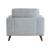 9644BGY Seating-Broadway Collection 2pc Set: Sofa, Love