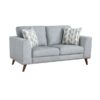 9644BGY Seating-Broadway Collection 2pc Set: Sofa, Love