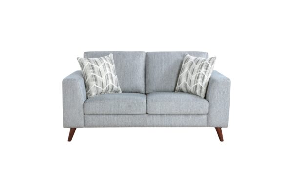 9644BGY Seating-Broadway Collection 2pc Set: Sofa, Love