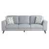9644BGY Seating-Broadway Collection 2pc Set: Sofa, Love