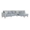 9644BGY-SC Seating-Broadway Collection 2-Piece Sectional with Right...