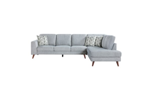 9644BGY-SC Seating-Broadway Collection 2-Piece Sectional with Right...