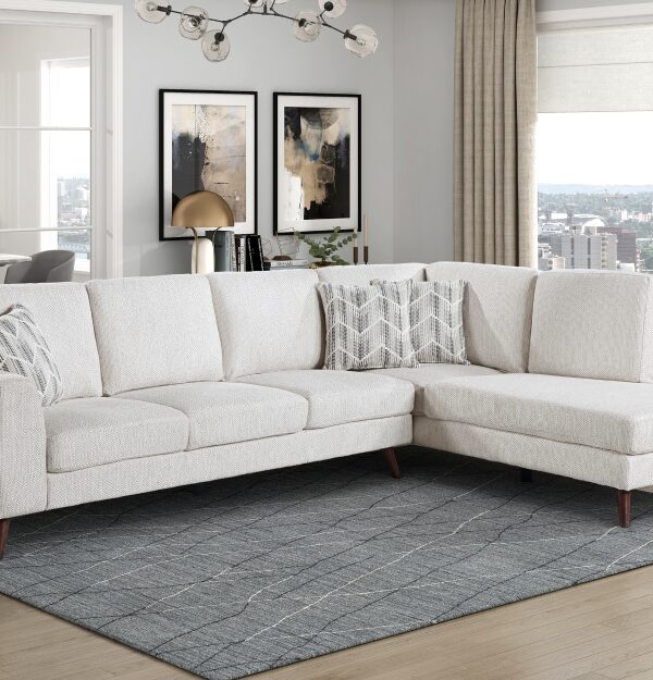 9644SVE-SC Seating-Broadway Collection 2-Piece Sectional with Right...