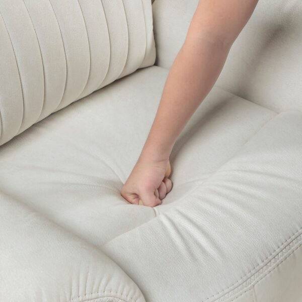 9646BE-3 Double Reclining Sofa, Beige