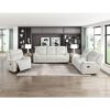 9646BE-3 Double Reclining Sofa, Beige