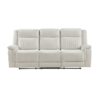 9646BE-3 Double Reclining Sofa, Beige