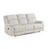 9646BE-3 Double Reclining Sofa, Beige