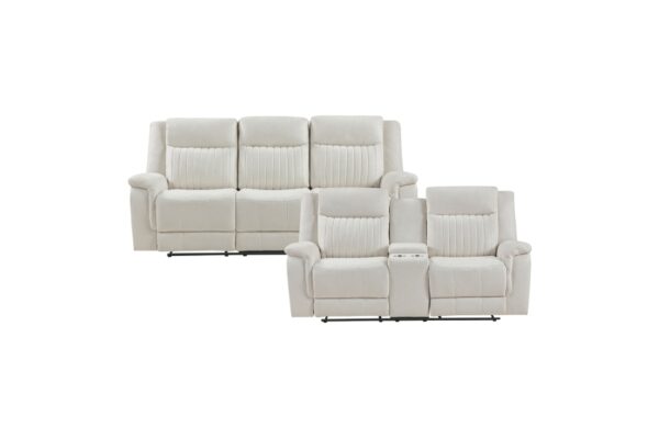 9646BE Seating-Dean Collection 2pc Set: Sofa, Love
