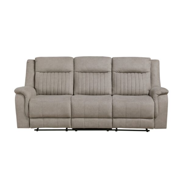 9646DV-3 Double Reclining Sofa, Dove