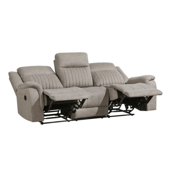 9646DV-3 Double Reclining Sofa, Dove