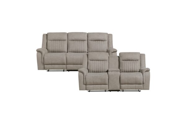 9646DV Seating-Dean Collection 2pc Set: Sofa, Love