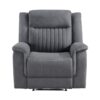 9646GY Seating-Dean Collection 2pc Set: Sofa, Love