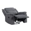 9646GY Seating-Dean Collection 2pc Set: Sofa, Love