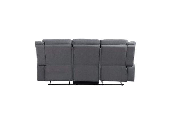 9646GY Seating-Dean Collection 2pc Set: Sofa, Love
