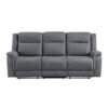 9646GY Seating-Dean Collection 2pc Set: Sofa, Love