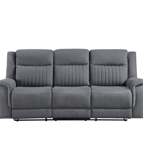 9646GY-3 Double Reclining Sofa