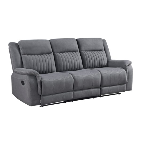 9646GY-3 Double Reclining Sofa