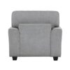 9648GY Seating-Bradford Collection 2pc Set: Sofa, Love