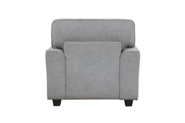9648GY Seating-Bradford Collection 2pc Set: Sofa, Love