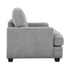 9648GY Seating-Bradford Collection 2pc Set: Sofa, Love