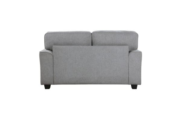9648GY Seating-Bradford Collection 2pc Set: Sofa, Love