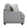 9648GY Seating-Bradford Collection 2pc Set: Sofa, Love