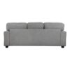 9648GY Seating-Bradford Collection 2pc Set: Sofa, Love