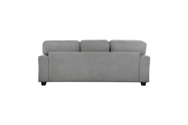 9648GY Seating-Bradford Collection 2pc Set: Sofa, Love