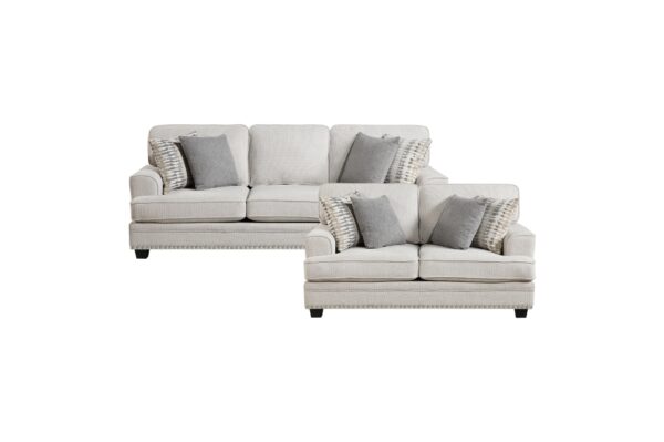 9648SN Seating-Bradford Collection 2pc Set: Sofa, Love