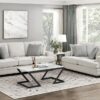 9648SN Seating-Bradford Collection 2pc Set: Sofa, Love