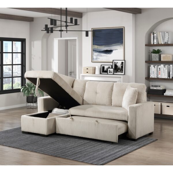 9649BE*SC 3-Piece Reversible Sectional...