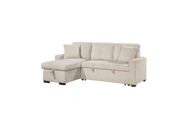 9649BE Seating-Rhett Collection 3-Piece Reversible Sectional...
