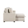 9649BE Seating-Rhett Collection 3-Piece Reversible Sectional...