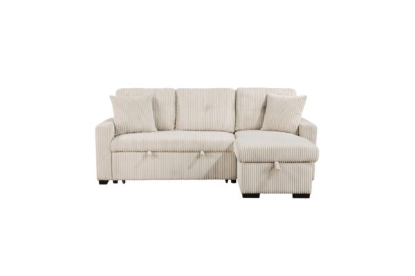 9649BE Seating-Rhett Collection 3-Piece Reversible Sectional...