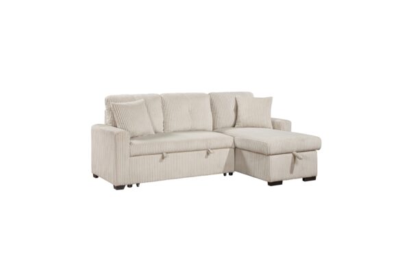 9649BE Seating-Rhett Collection 3-Piece Reversible Sectional...
