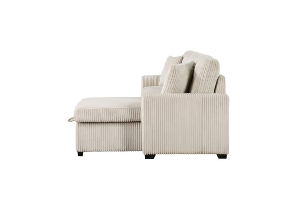 9649BE Seating-Rhett Collection 3-Piece Reversible Sectional...