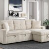 9649BE Seating-Rhett Collection 3-Piece Reversible Sectional...
