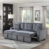 9649DG Seating-Rhett Collection 3-Piece Reversible Sectional...