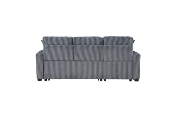 9649DG Seating-Rhett Collection 3-Piece Reversible Sectional...