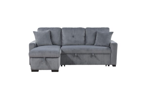 9649DG Seating-Rhett Collection 3-Piece Reversible Sectional...
