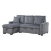 9649DG Seating-Rhett Collection 3-Piece Reversible Sectional...