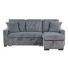 9649DG Seating-Rhett Collection 3-Piece Reversible Sectional...