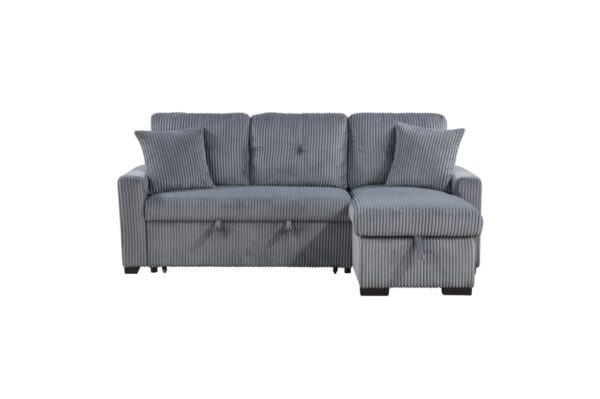 9649DG Seating-Rhett Collection 3-Piece Reversible Sectional...