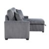 9649DG Seating-Rhett Collection 3-Piece Reversible Sectional...