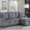 9649DG Seating-Rhett Collection 3-Piece Reversible Sectional...