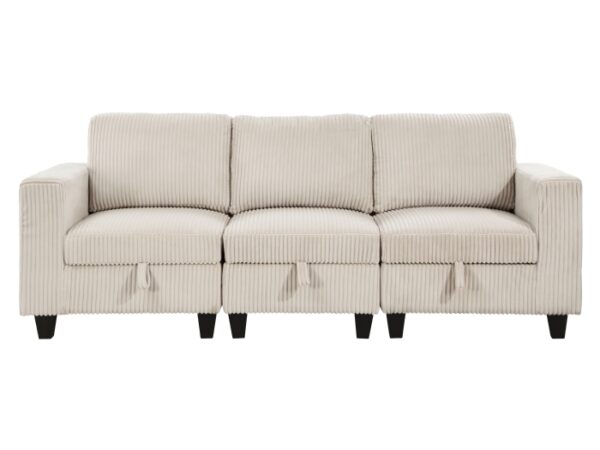 9650BE-3* Sofa with Storage, Storage P...