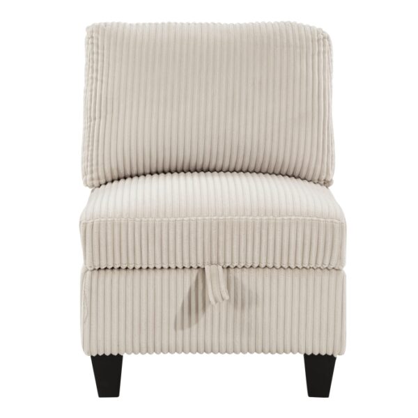 9650BE-3* Sofa with Storage, Storage P...