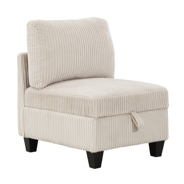 9650BE-3* Sofa with Storage, Storage P...