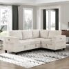 9650BE Seating-Walterboro Collection 5-Piece Sectional with Stora...