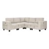 9650BE Seating-Walterboro Collection 5-Piece Sectional with Stora...